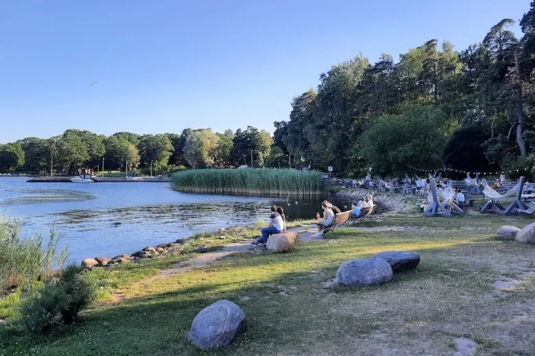 Water Recreation - The beach at Ķīšezers