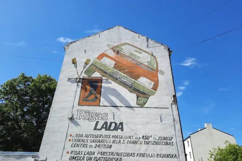Reiseführer für Straßenkunst - Rigaer Lada