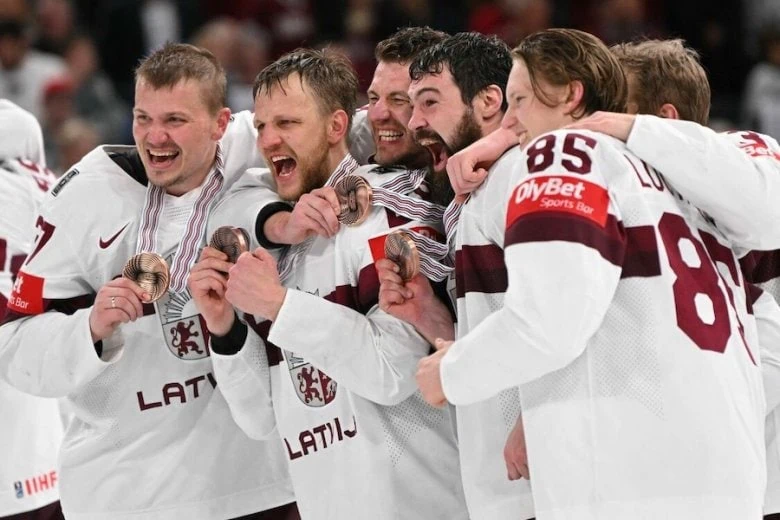 Lettland – Finnland. Eishockey-Testspiel - Lettland – Finnland. Eishockey-Testspiel