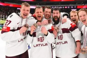 Latvian men's national ice hockey team test matches