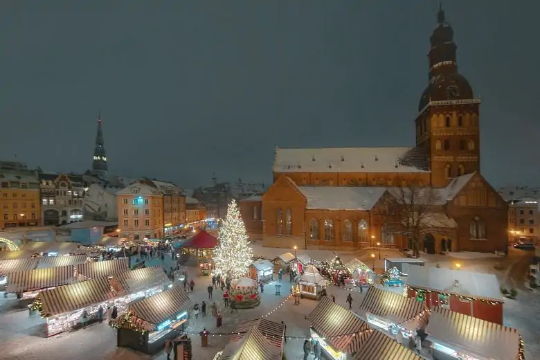 Jaungada svinības Rīgas centrā