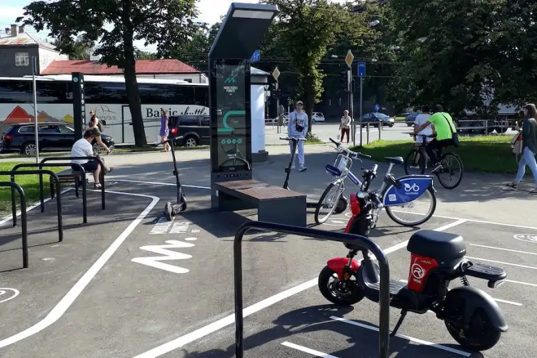 Rīgas velo ceļvedis - Mobilitātes stacija 