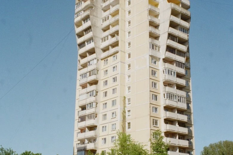 Soviet heritage in Riga - Apartment blocks in Madona street